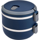 Imagem da oferta Marmita dupla Lunch Box Azul LB1234-AZ Euro Home