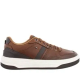 Imagem da oferta Tênis Mac & Jac Casual Masculino Recortes & Perfuros Marrom