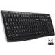 Imagem da oferta Teclado sem fio Logitech K270 com 8 Teclas Multimídia Conexão USB Pilhas Inclusas e Layout ABNT2 - Compatível com PC