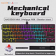 Imagem da oferta Teclado Mecânico Gamer 60% AJAZZ NK61 Hot-Swapp Switch Red