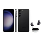 Imagem da oferta Smartphone Samsung Galaxy S23 256GB Preto 5G - 8GB RAM + Galaxy Buds FE Sem Fio Grafite - Galaxy S23