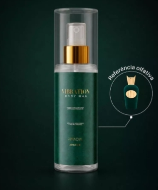 BODY SPLASH MASCULINO VIBRATION 200ML - PRIMACIAL PERFUME CÍTRICO