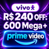 Imagem da oferta 600 Mega + Prime incluso: economize R$ 240 por ano!
