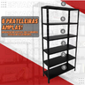 Imagem da oferta Estante Com 6 Prateleiras De Aço Livros Ferramentas Quarto Cor Preto Reforçada