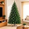 Imagem da oferta Árvore de Natal 1,80cm Pinheiro Verde Luxo 450 Galhos Cheia Pé de Ferro