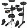 Imagem da oferta Bateria Eletrônica Completa Groove Drums Edg100 Midi Usb 7 Peças 4 Pads 3 Pratos Profissional e Banco e Fone de Ouvido
