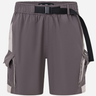 Imagem da oferta Bermuda Baggy com Cós Elástico Cinto Ajustável e Bolso Cargo