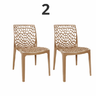 Imagem da oferta Cadeiras Gruvyer - Kit com 2 3 4 e 6 Unidades cores Preta ou Capuccino